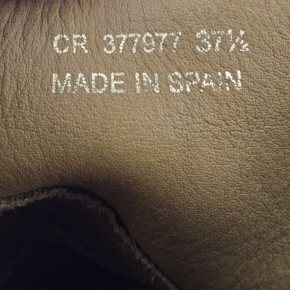 Saint Laurent Suede Fringe Espadrille Ankle Booties 7.5 37.5 Tan Designer Boho - Picture 11 of 13